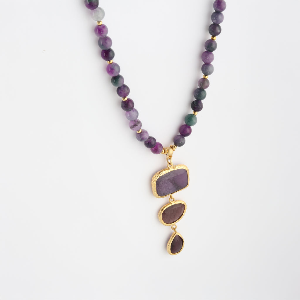 Violet Trinity Kolye