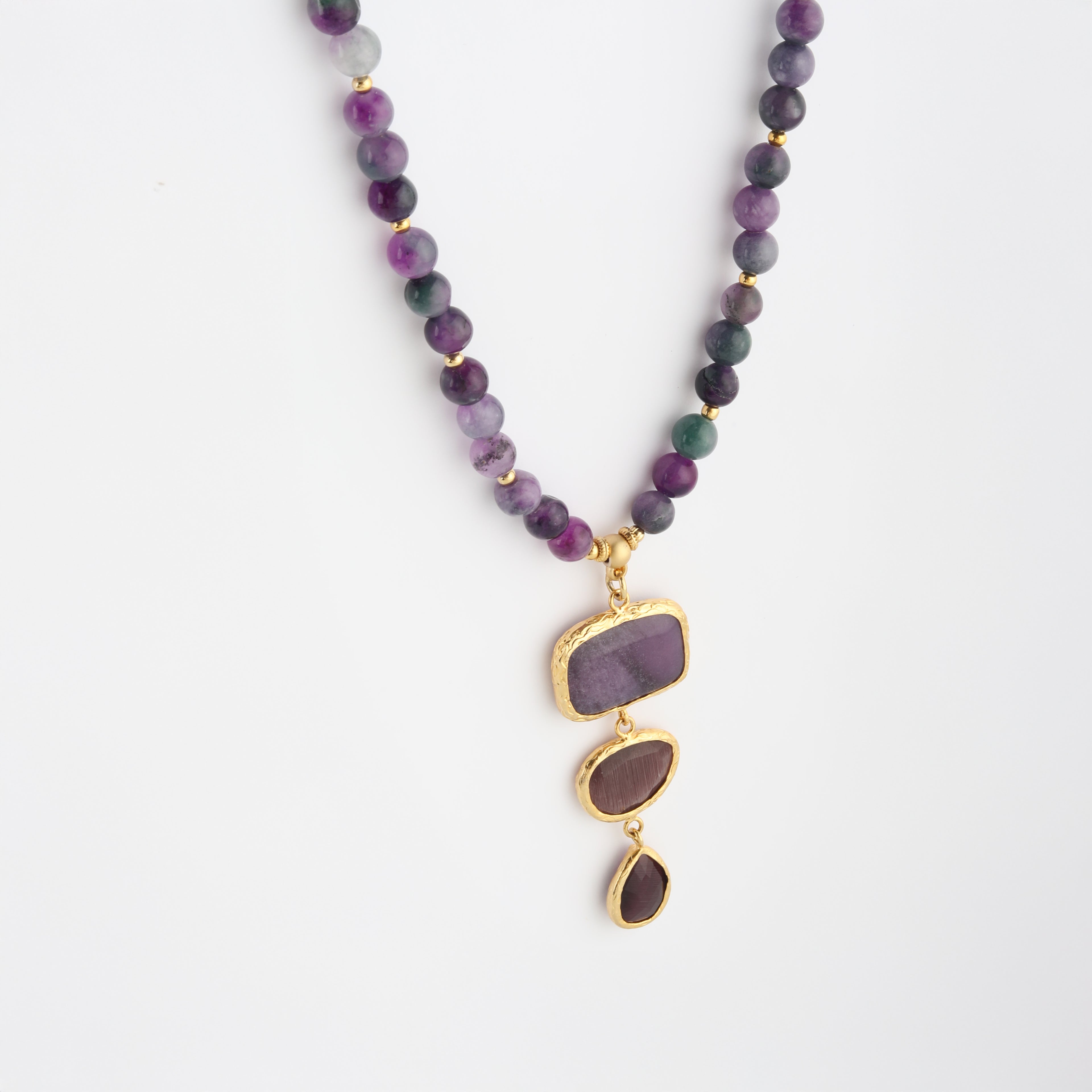 Violet Trinity Kolye