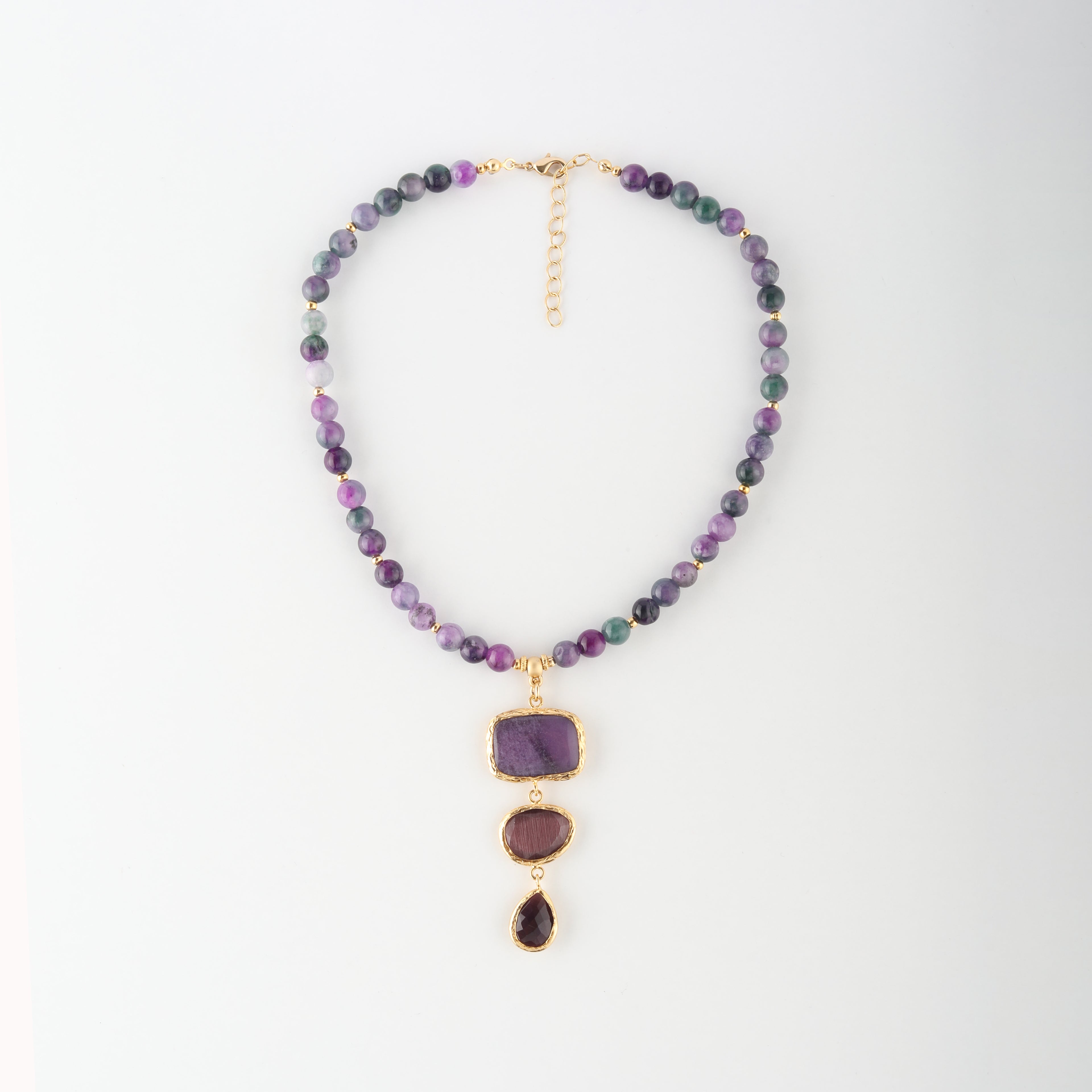 Violet Trinity Kolye