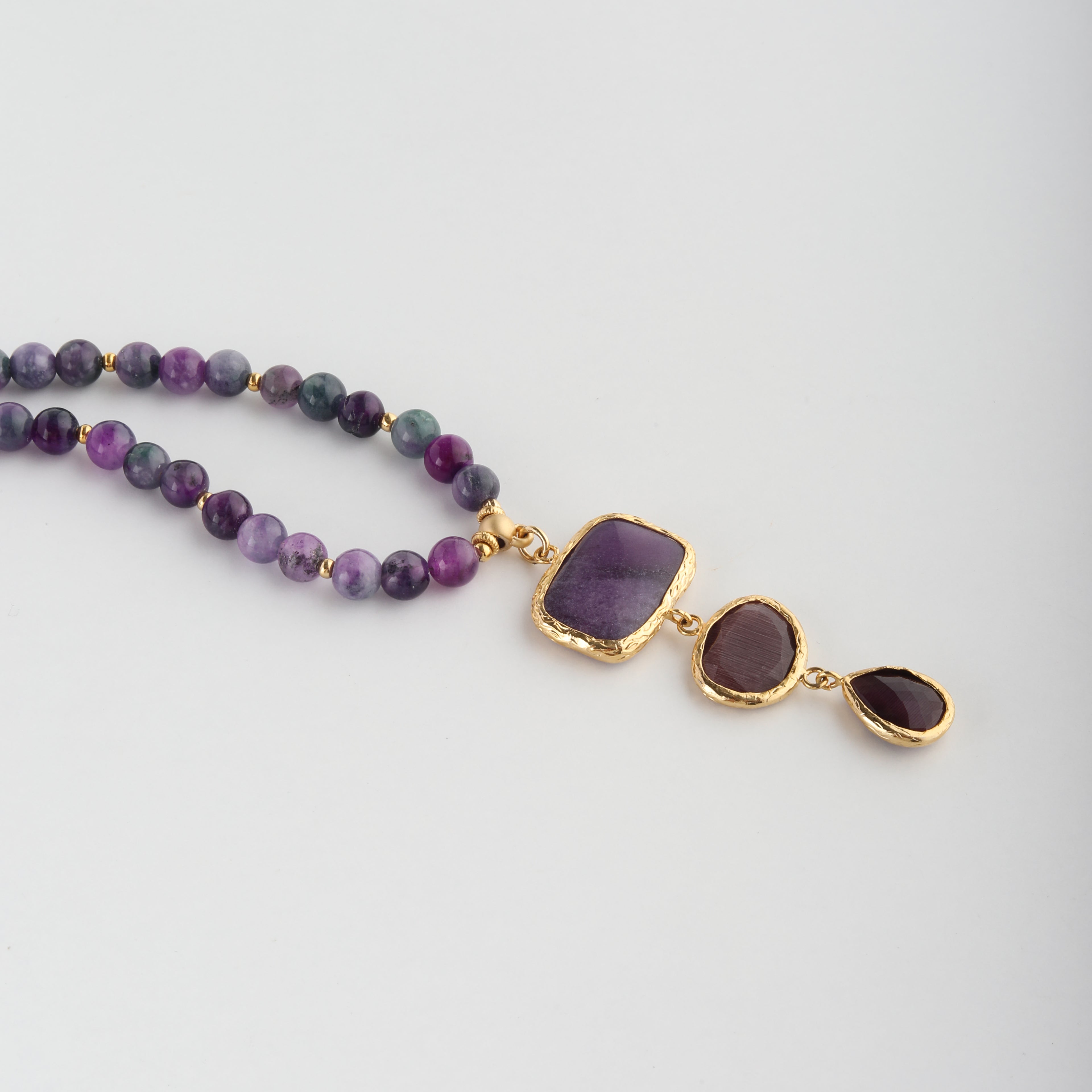 Violet Trinity Kolye