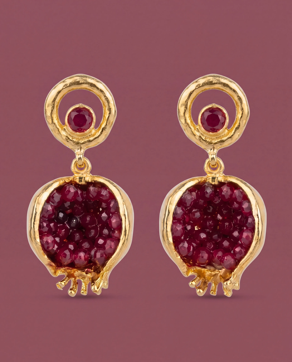 Pomegranate Glow No.1 Küpe