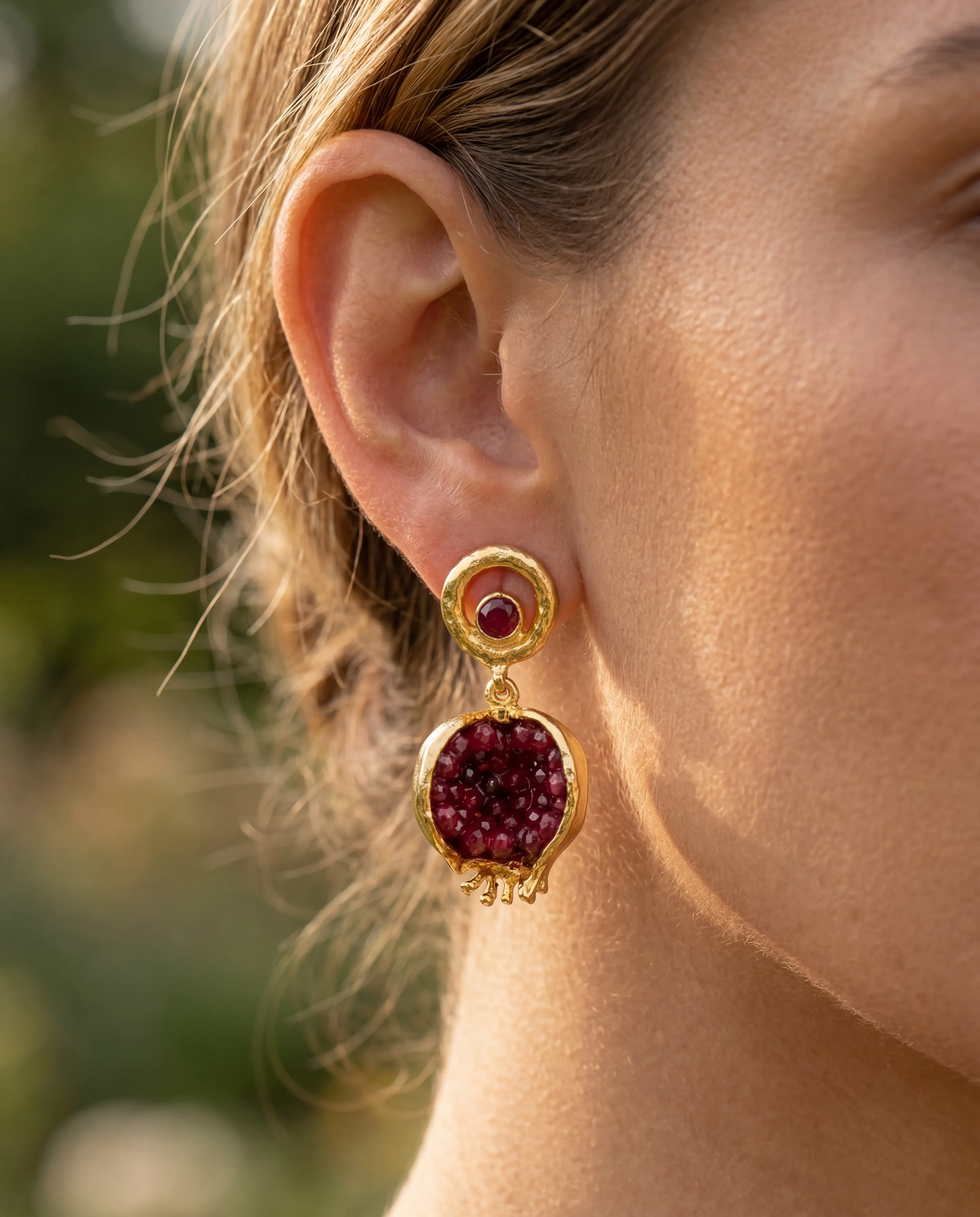 Pomegranate Glow No.1 Küpe