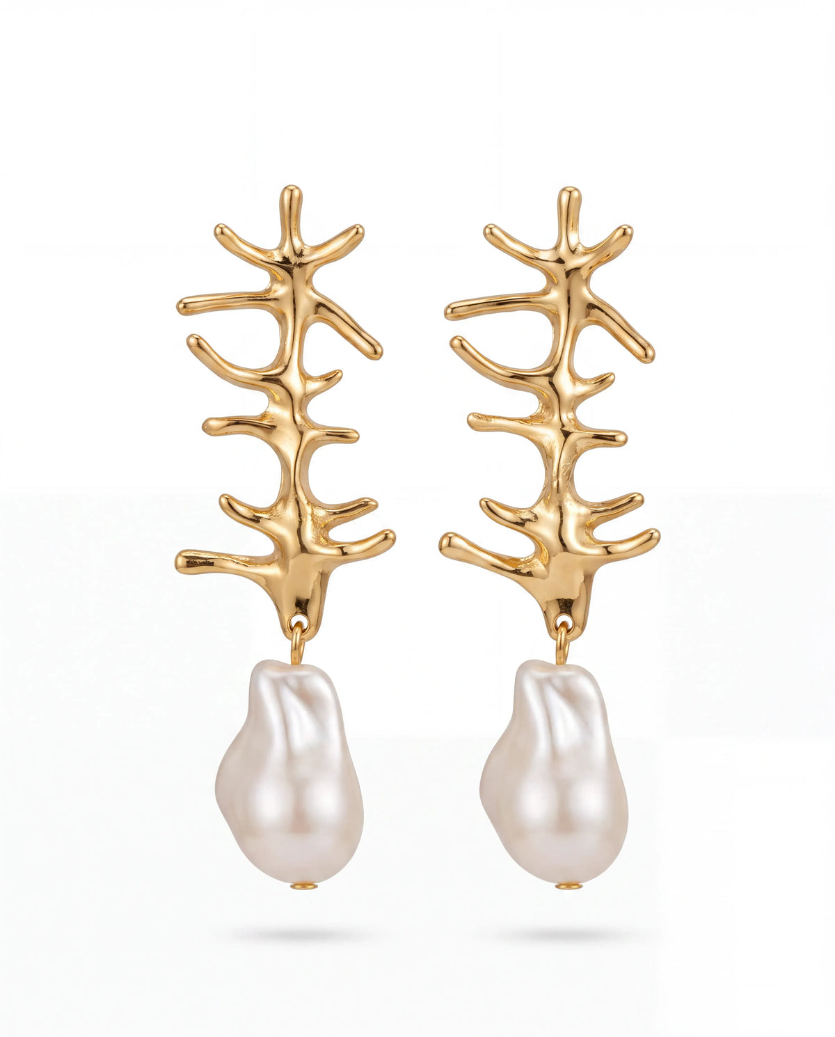 Coralline Pearl Küpe