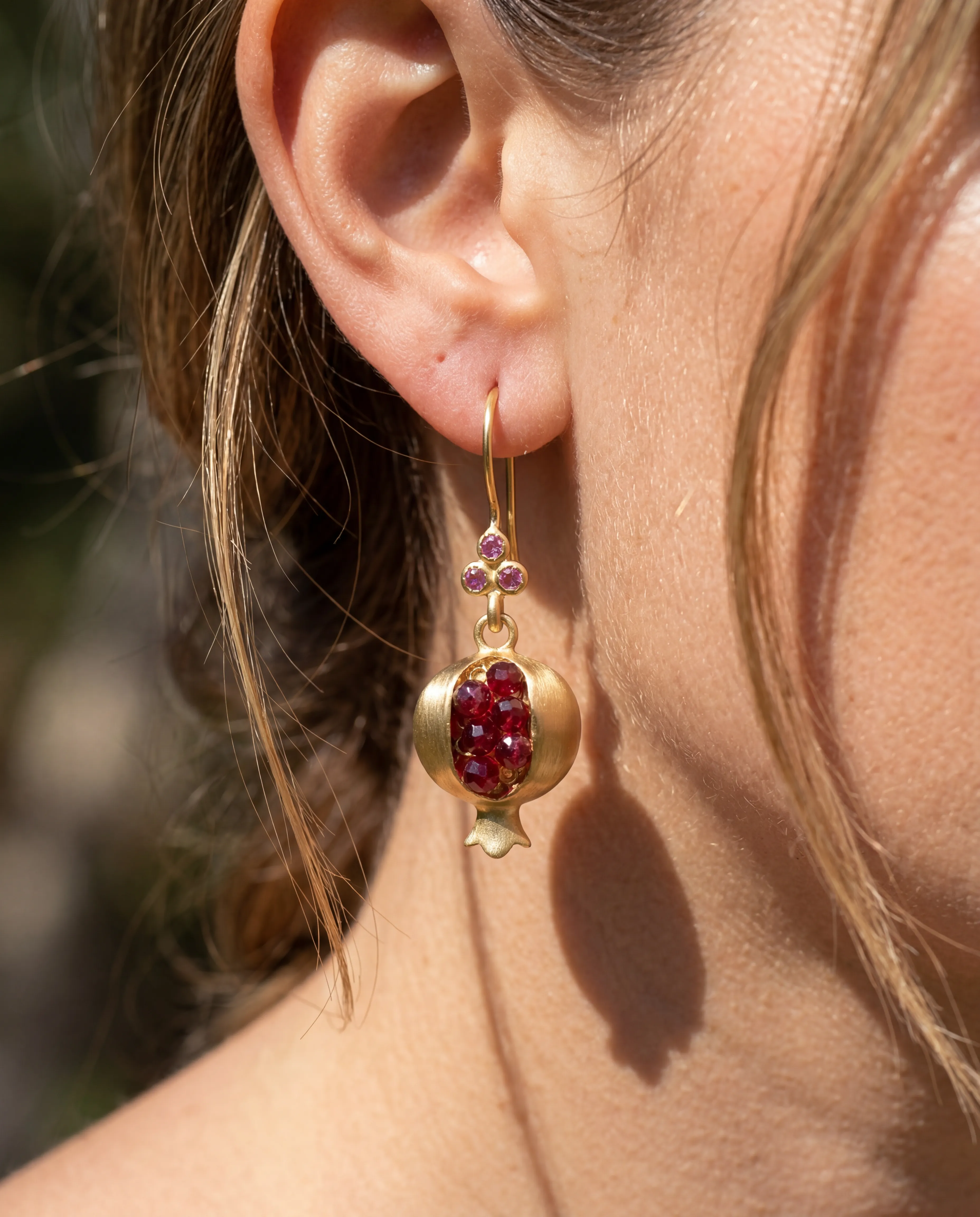 Pomegranate Glow No.3 Küpe