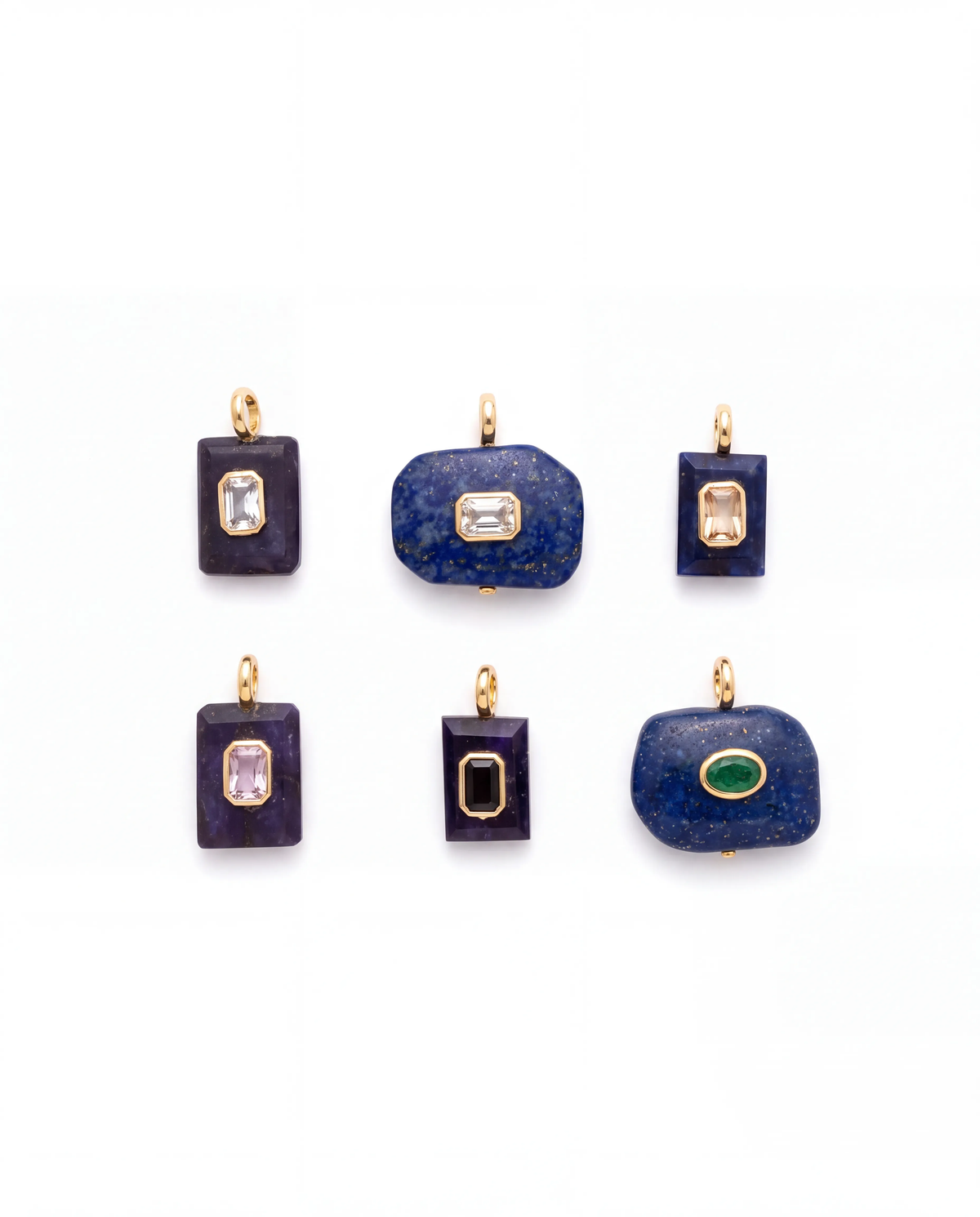 Lapis Lazuli Doğal Taş Charm