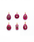 Ruby Doğal Taş Charm