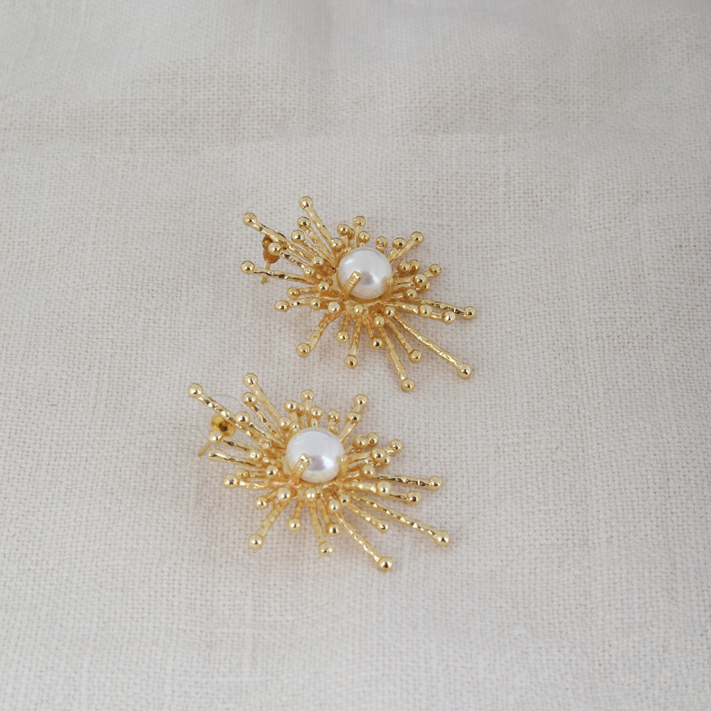 Starburst Pearl Küpe