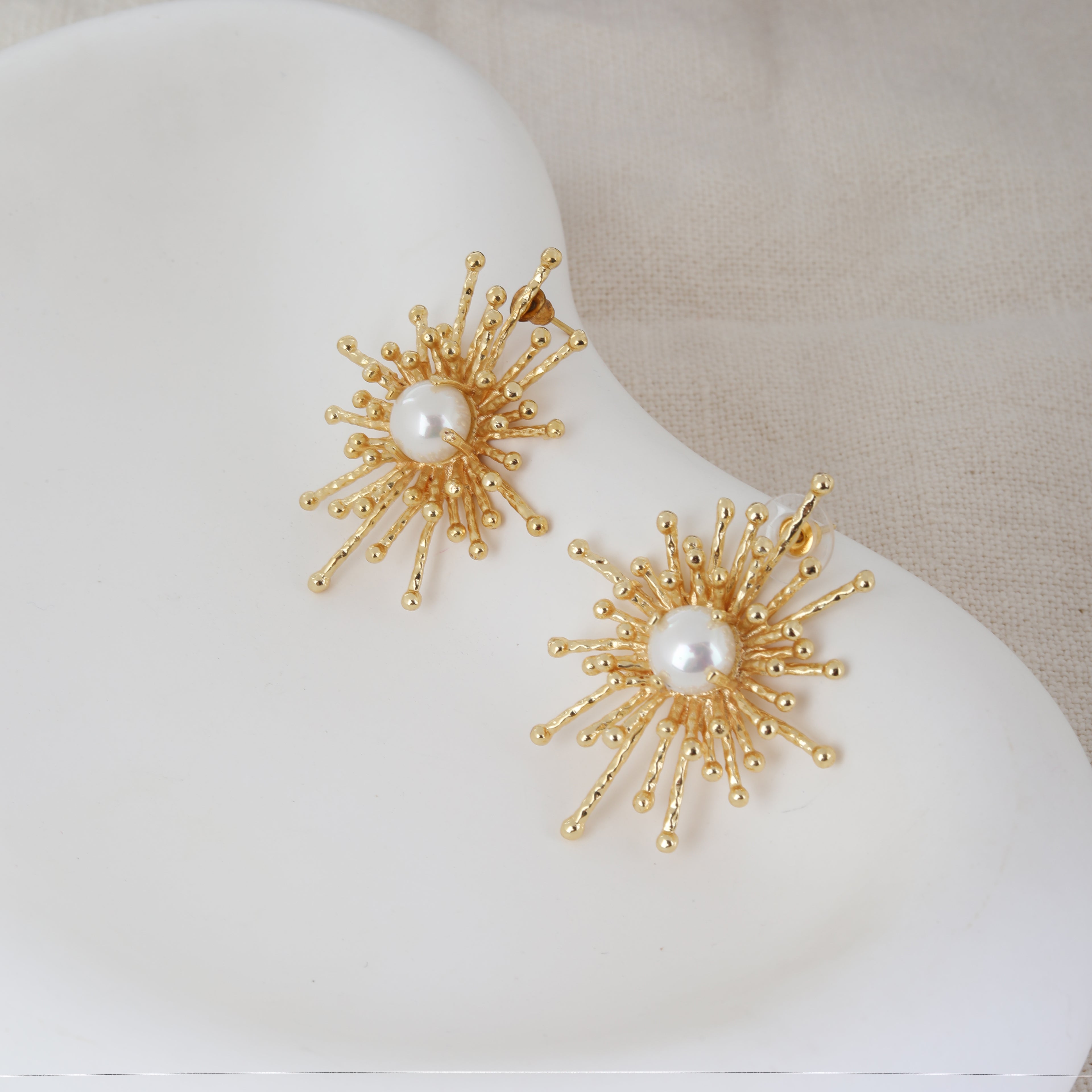 Starburst Pearl Küpe