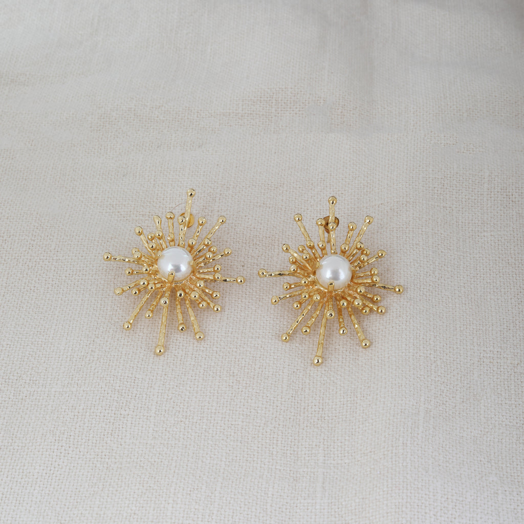 Starburst Pearl Küpe