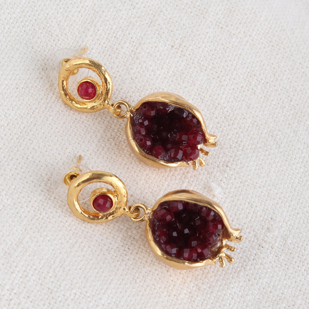 Pomegranate Glow Küpe