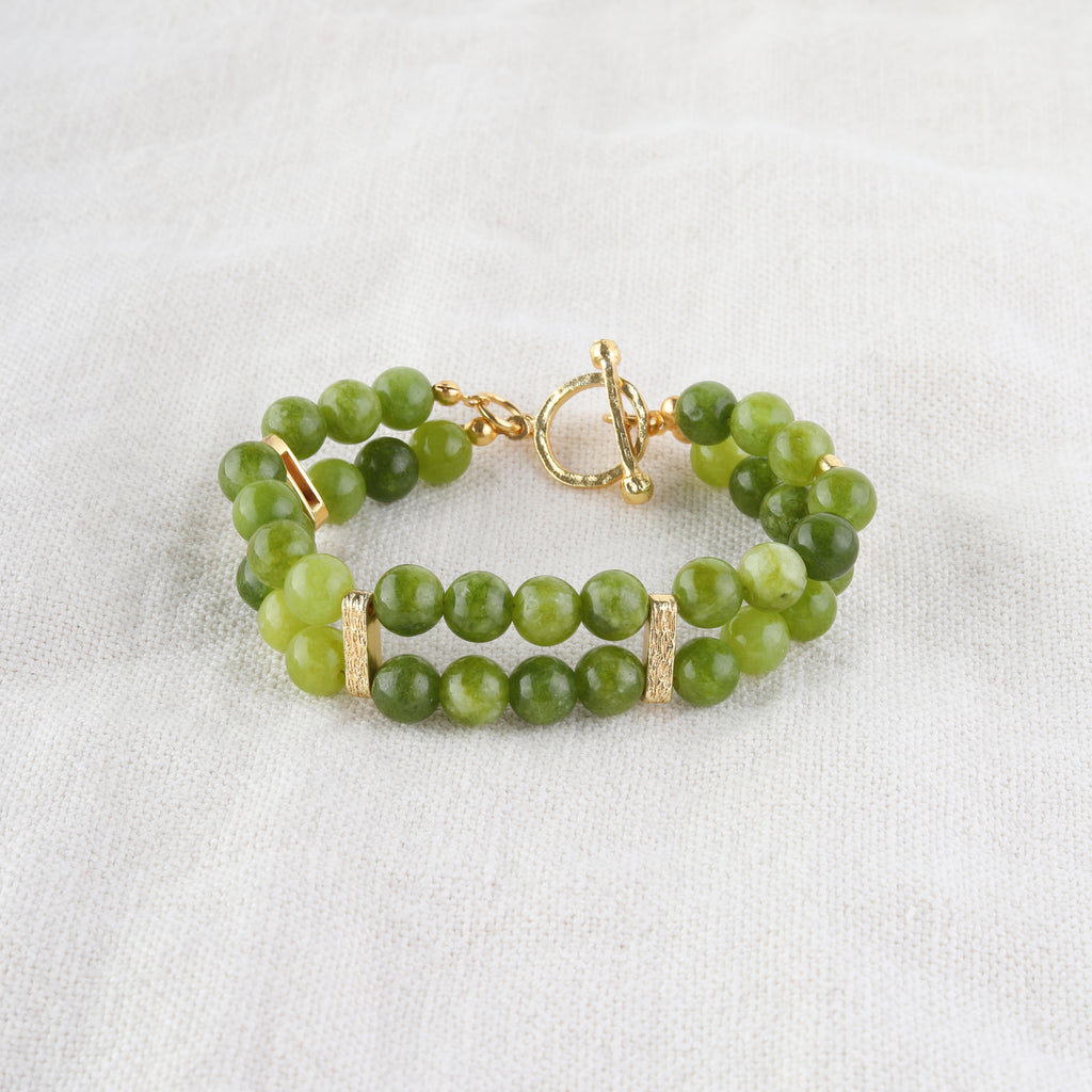 Verdant Harmony Jade Bileklik