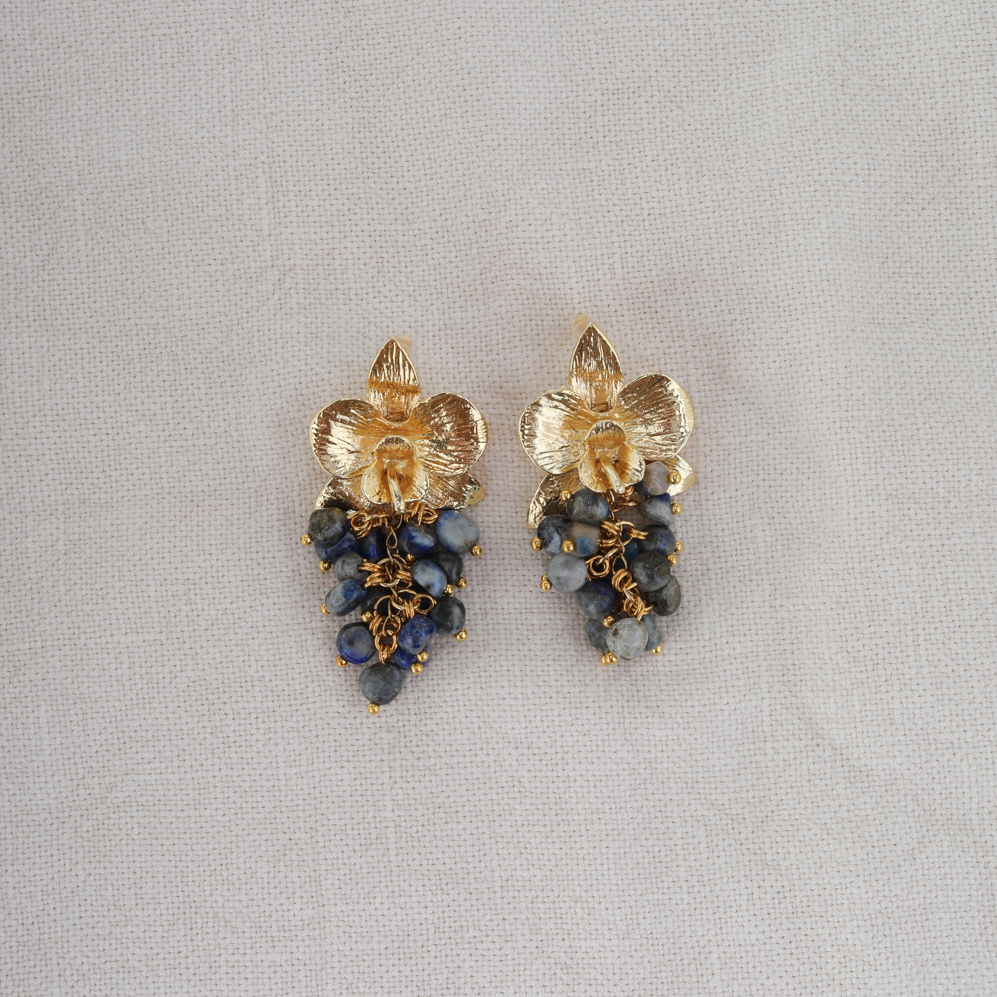 Midnight Orchid Küpe