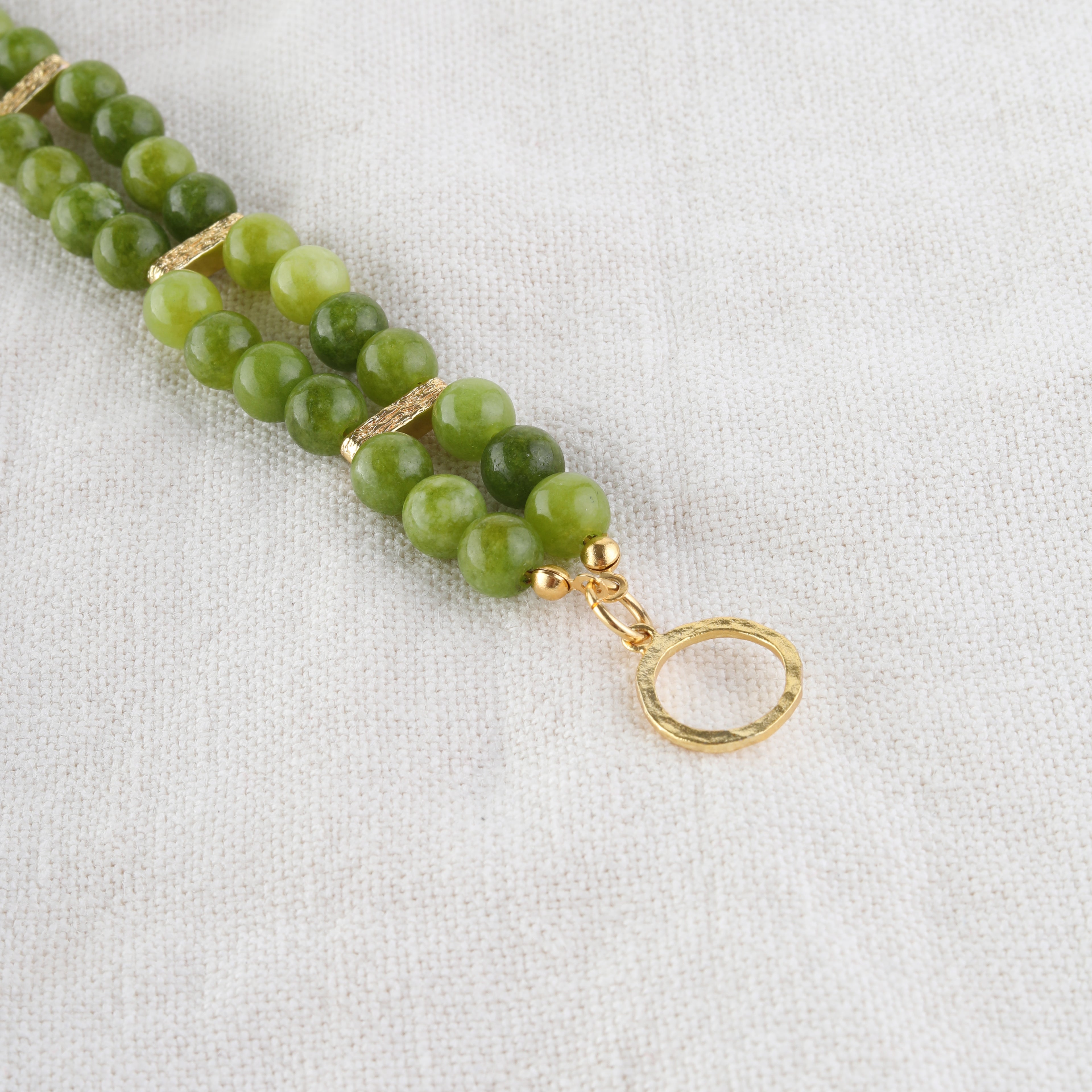 Verdant Harmony Jade Bileklik