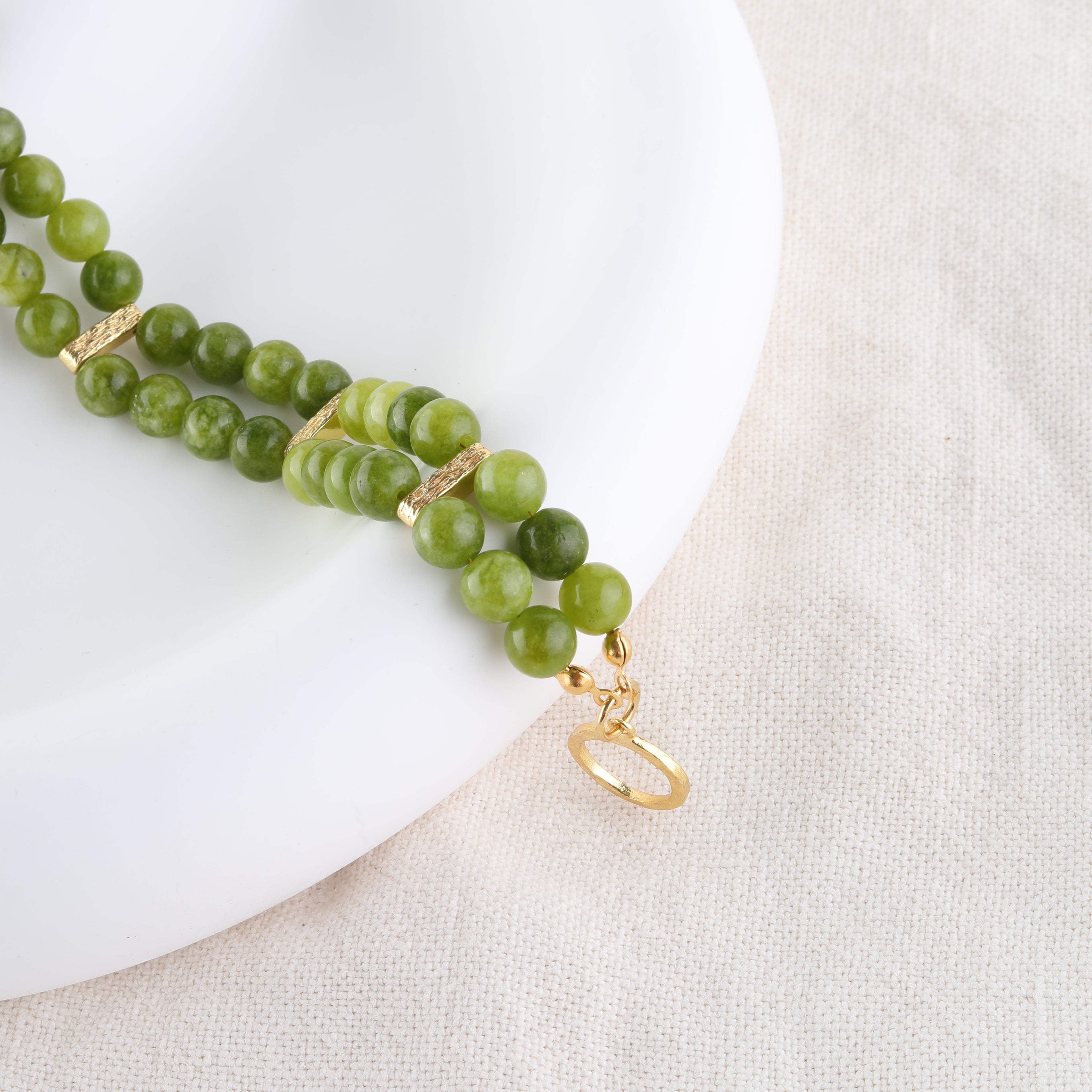 Verdant Harmony Jade Bileklik