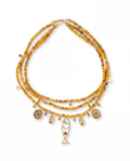 Mediterranean Golden Spirit Choker Kolye