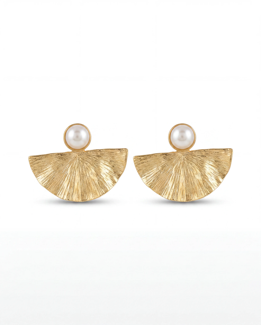 Aurea Shell Pearl Küpe