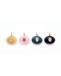 Oval Doğal Taş Charm
