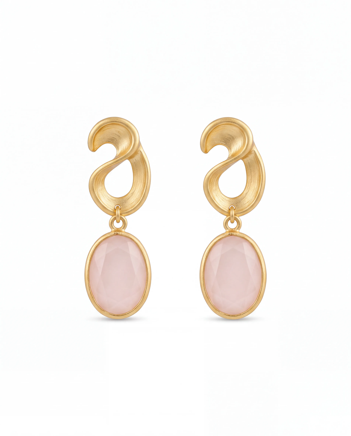 Blush Swirl Küpe
