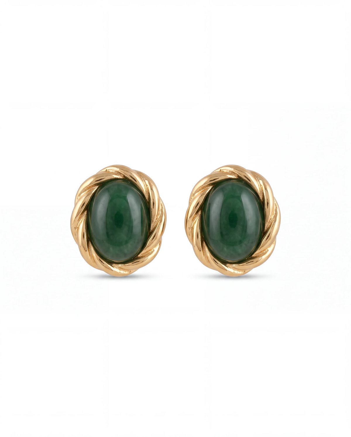 Emerald Twist Küpe